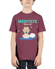 Meditate Before Bed 421# - yoga - Youth Tee Unisex