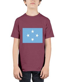 Micronesia 1293# - world flags - Youth Tee Unisex