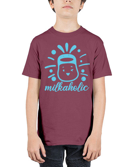 Milkaholic Style 155# - baby shower - Youth Tee Unisex