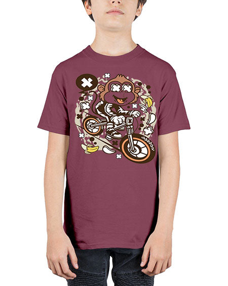 Monkey Downhill - monkey - Youth Tee Unisex