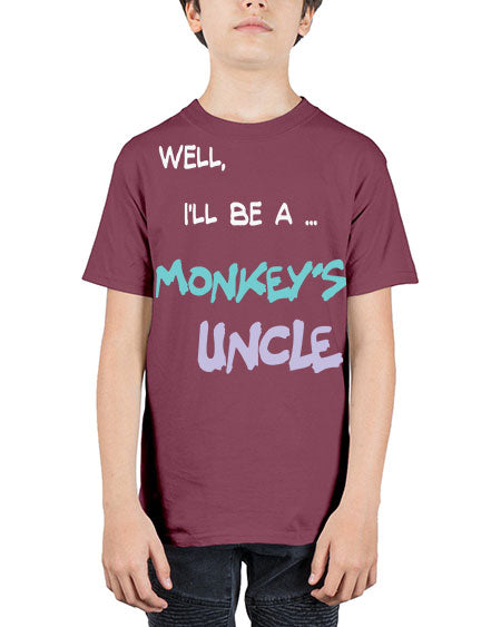 Monkey Uncle 18# - monkey - Youth Tee Unisex