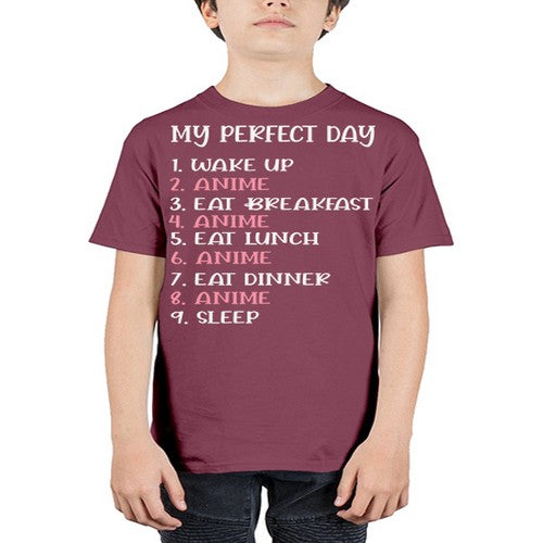 My Perfect Day Funny Kawaii Anime 269# - anime - Youth Tee Unisex