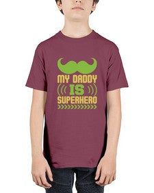 My daddy is superhero 193# - cartoon super hero - Youth Tee Unisex