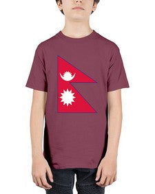 Nepal 1430# - world flags - Youth Tee Unisex