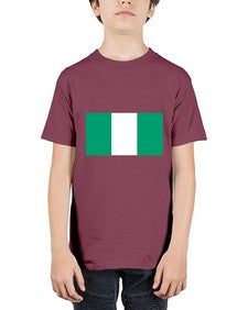 Nigeria 1493# - world flags - Youth Tee Unisex