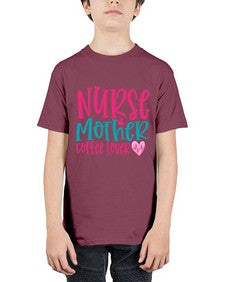 Nurse Mother Coffee Lover Style 1185# - nurse - Youth Tee Unisex