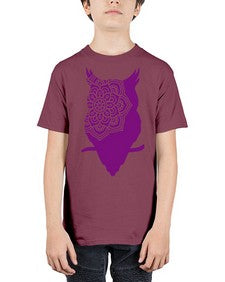 OwlMandalaUpdated 976# - mandala - Youth Tee Unisex