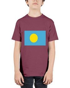 Palau 1567# - world flags - Youth Tee Unisex