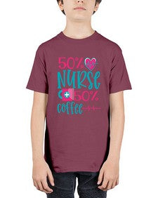 Percent Nurse Percent Coffee Style 1306# - nurse - Youth Tee Unisex