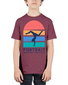 Portrait Your Perfect Form of Self 492# - yoga - Youth Tee Unisex