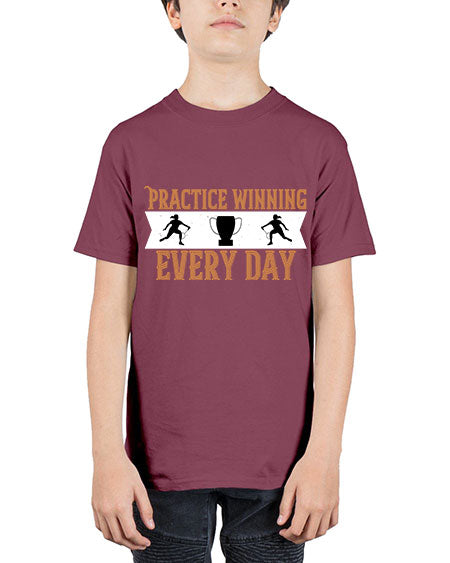 Practice winning every day 1922# - badminton - Youth Tee Unisex