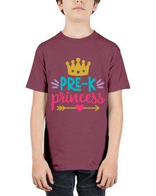PreK Princess 673# - prek headstart - Youth Tee Unisex