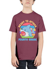 Ready to Attack fourth Grade 711# - fourth grade - Youth Tee Unisex