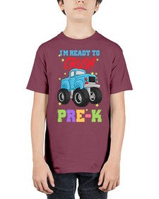 Ready to Crush PreK Monster 720# - prek headstart - Youth Tee Unisex