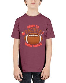 Ready to tackle third Grade 747# - third grade - Youth Tee Unisex