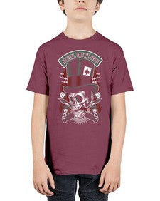 Real Outlaw Skull 1011# - skull and bones - Youth Tee Unisex