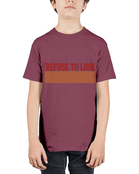 Refuse to lose 1902# - badminton - Youth Tee Unisex