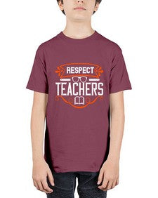 Respect Teachers Style 1353# - teacher - Youth Tee Unisex