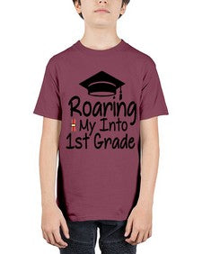 Roaring My Into first Grade 759# - first grade - Youth Tee Unisex