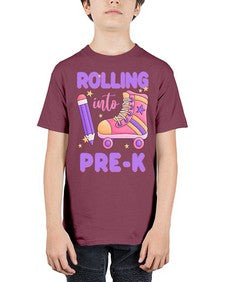 Rolling into PreK 788# - prek headstart - Youth Tee Unisex