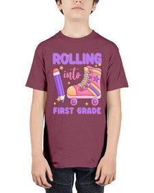 Rolling into first Grade 785# - first grade - Youth Tee Unisex