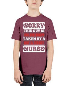SORRY THIS GUY IS ALREADY TAKEN BY A HOT SMART NURSE Style 1423# - nurse - Youth Tee Unisex