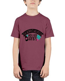 She Works Willingly With Her Hands Style Style 1389# - nurse - Youth Tee Unisex