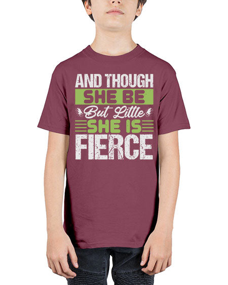 She is little but fierce Style 203# - baby - Youth Tee Unisex