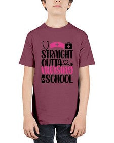 Straight Outta Nursing Style Style 1426# - nurse - Youth Tee Unisex