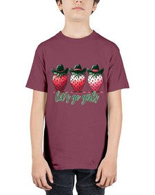 Strawberry Festival Plant City 1580# - strawberry - Youth Tee Unisex