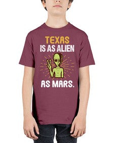 Texas is as alien as mars 39# - ufo - Youth Tee Unisex