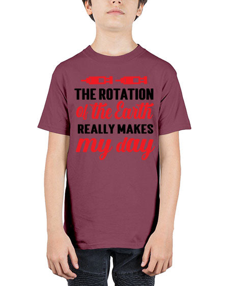 The Rotation of the Earth Really Makes my day 9# - nature - Youth Tee Unisex