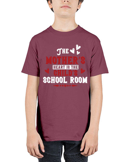The mother’s heart is the child’s school room Style 221# - kids - Youth Tee Unisex