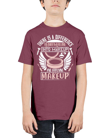 There is a difference between falling into makeup and applying makeup Style 178# - beauty - fashion - Youth Tee Unisex