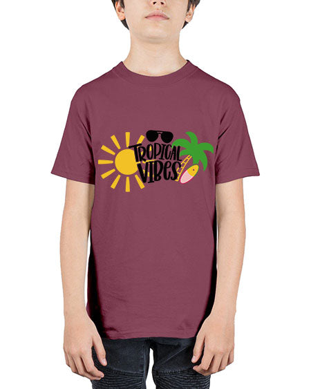 Tropical Vibes Style 9# - summer - Youth Tee Unisex