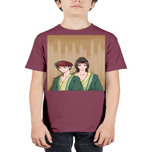 Two man in a hot spring 18# - anime - Youth Tee Unisex