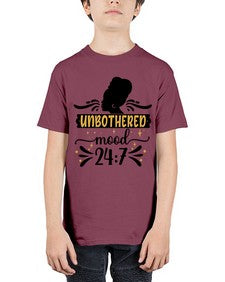 Unbothered mood Style 2# - black girls or women - Youth Tee Unisex