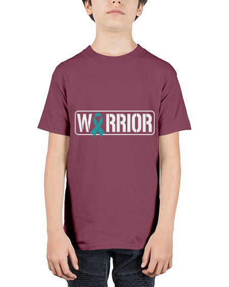 Warrior PTSD Awareness Teal Military 2# - PTSD - Youth Tee Unisex