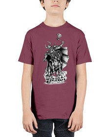 Warrior Skull Files 1208# - skull and bones - Youth Tee Unisex