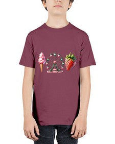 Watercolor Strawberry Fair 1693# - strawberry - Youth Tee Unisex