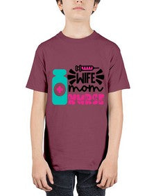 Wife Mom Nurse Style Style 1642# - nurse - Youth Tee Unisex