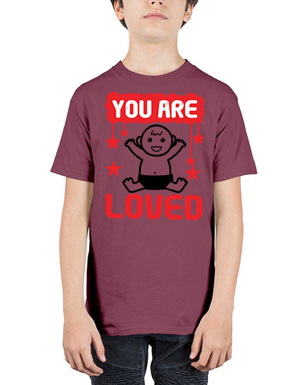 You are loved Style 241# - baby shower - Youth Tee Unisex