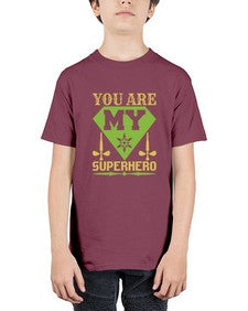 You are my superhero 268# - cartoon super hero - Youth Tee Unisex