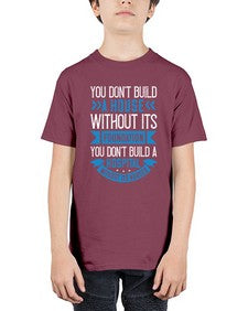 You dont build a house without its foundation Style 1685# - nurse - Youth Tee Unisex