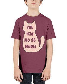 You had Me at Meow - cats - Youth Tee Unisex