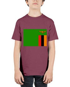 Zambia 2160# - world flags - Youth Tee Unisex