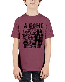 a home of a were wolf witch and their little monsters 53# - witch - Youth Tee Unisex