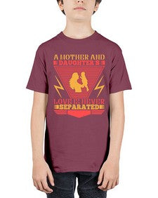 a mother and daughters love is never separated 26# - parents day - Youth Tee Unisex