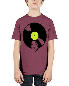 afrovinyl 63# - black girls or women - Youth Tee Unisex