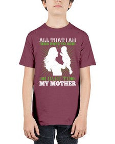all that i am or hope to be i owe to my mother 44# - parents day - Youth Tee Unisex